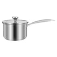 thumbnail image 1 of GUOOL 10cm Cooking Pot ,Cookware Sets ,Kitchenware Milk Pan with Lid ,Long Handle Soup A, 1 of 9