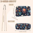 thumbnail image 4 of FORMRS Women Crossbody Purse with Chain Strap Vegan Leather Shoulder Handbag, Red Jellyfish, 4 of 7
