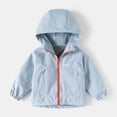 thumbnail image 6 of Edvintorg Boys Rain Jacket Fashion Long Sleeve Zip up Raincoat Lightweight Waterproof Hooded Windbreaker Wqith Pocket Size 2-12, 6 of 9