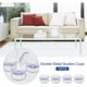 thumbnail image 2 of Paquete de 10 ventosas transparentes antideslizantes de doble cara, almohadillas antideslizantes de vidrio para mesa de café, patas de fijación de escritorio transparentes para protección de muebles de ventanas del hogar (tamaño: 30 mm) Kuyhfg Bienvenido a Kuyhfg, 2 of 5