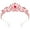 Red, variant on Rhinestones Tiaras For Women And Girls Elegant Crowns With Comb For Wedding Bridal And Party Hair Accessories