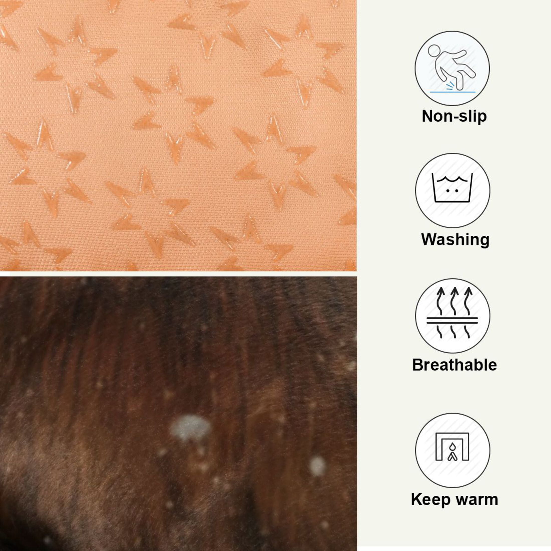 Qxltty Christmas Ginger Cat Ped Pad Wear-resistant and Hard to Bite Through Sleeping Pad for Small Medium Large Dogs Winter Pet Bed 36×24in