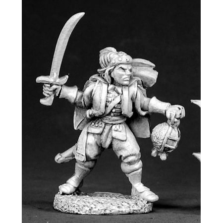 Desert Miniatures - Reaper Miniatures Nabin, Desert Ranger #02586 Dark Heaven Unpainted Metal