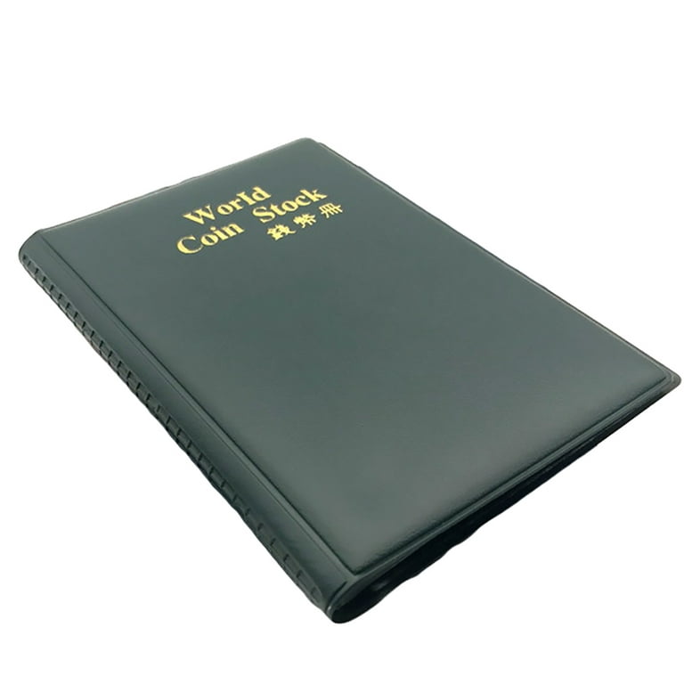  Uncle Paul Coin Album Coin Holder Coin Collection Book for  Penny/Nickel/Dime/One pound/20 Pence/10 Pence 120 Pockets CS3712 :  Everything Else