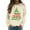 Beige, variant on Fiaer Merry Christmas Women's Sweatshirts Xmas Tree Funny Graphic Plus Size Pullover Long Sleeve Crew Neck Cozy Fall Holiday Tops Light Blue M