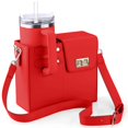 thumbnail image 1 of Bolso Portavasos para Mujer Con Correa Ajustable Cuero PU Viajes Al Aire Libre, 1 of 2
