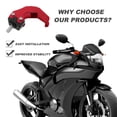 thumbnail image 3 of CRILSTYLEO Gancho Universal Para Motocicleta De Aleación De Aluminio Rojo Accesorio Para Bolsas Y Casco, 3 of 8
