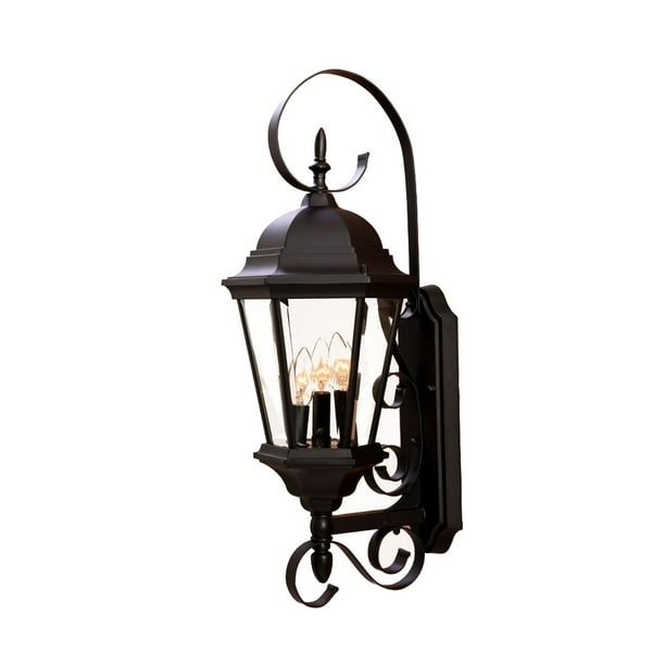 Acclaim Lighting 5413 New Orleans 3 Light 25" Height Outdoor Wall Sconce Black