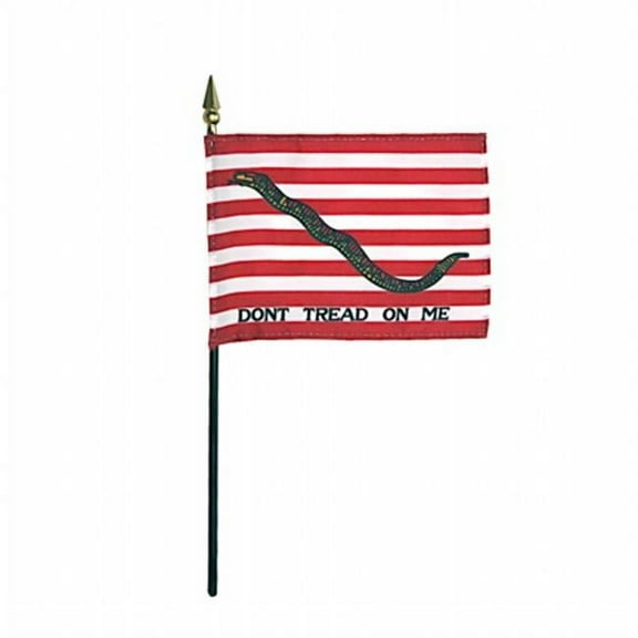 Annin Flagmakers 325351 Eb 1st Navy Jack 1775 Mounted 4 x 6 in. 12 Pack