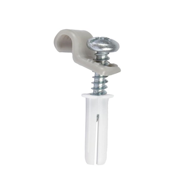 Pack De 2 Grapas Para Tubo Thorsman Gris Con Taquetes 5-7