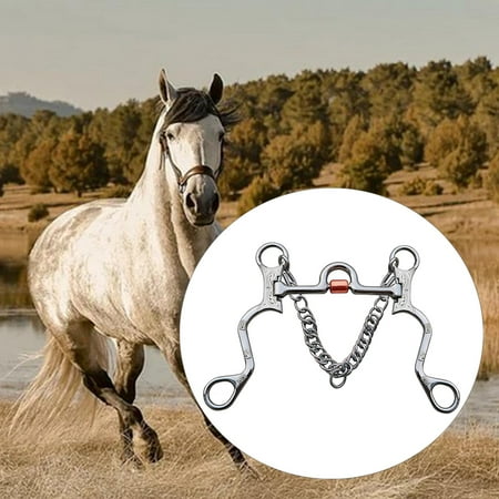Stainless Bit Copper Mouth for Horse Training - Mouth Length 130mm