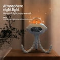 thumbnail image 4 of BotaniNest Small Stroller Bladeless Fan Portable Desktop Fan USB Rechargeable Handheld Fan Silent Cute Personal On Fan With 3 Speeds & Night Light For Baby Student Dormitory, 4 of 7