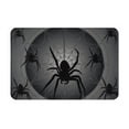 thumbnail image 1 of Balery Black Spiders Felpudo de franela, resistente a las manchas y a la decoloración, para uso interior y exterior, fácil de limpiar, 40 x 60 cm, 1 of 7