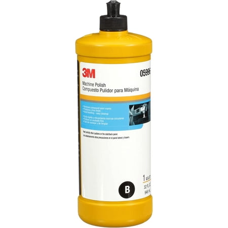 Perfect-It 3M Machine Polish, 05996, Easy Cleanup, Silicone Free, 1 qt (32 fl oz/946 mL)