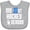 AC-Heather Grey, variant on Inktastic My 1st Hockey Season Boys Baby Bib
