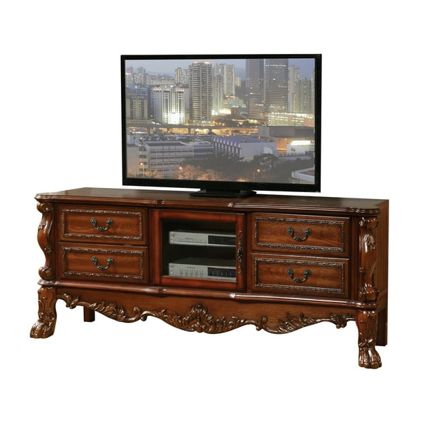 Acme Dresden TV Console for TVs up to 70", Cherry Oak ...