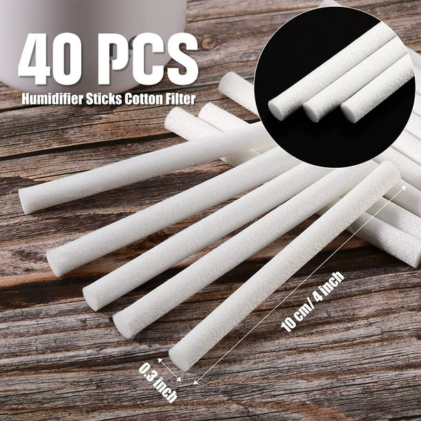 Wick Humidifier Filter 20-Pack Humidifier Filter Refill Sticks - Cotton ...