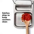 thumbnail image 4 of Soporte para cucharas con soporte de tapa OXO de acero inoxidable, 4 of 9