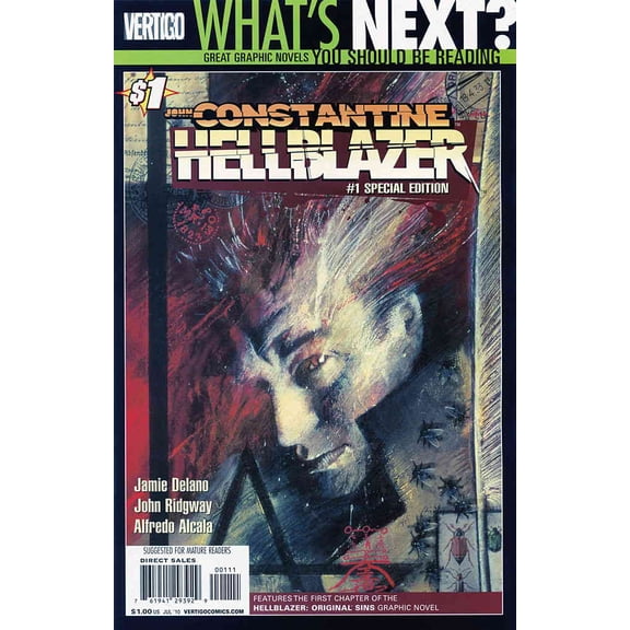Hellblazer #1 (2nd) VF ; DC Comic Book