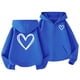 thumbnail image 2 of Sudadera deportiva informal con capucha y manga larga con estampado degradado para niños y niñas, de poliéster, 2 of 8