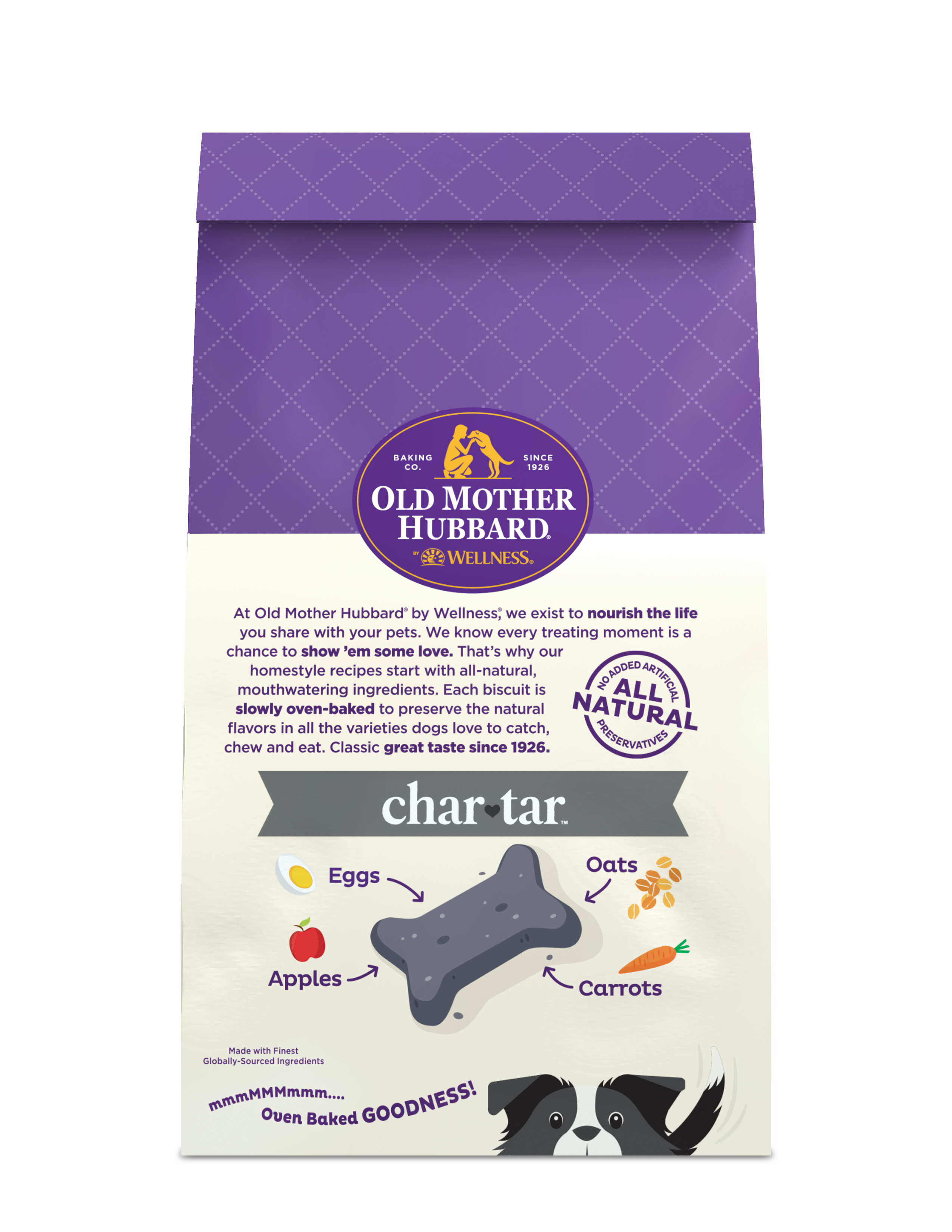 Old Mother Hubbard by Wellness Classic Char Tar Natural Mini Biscuits Dog Treats, 20 oz bag - image 4 of 11