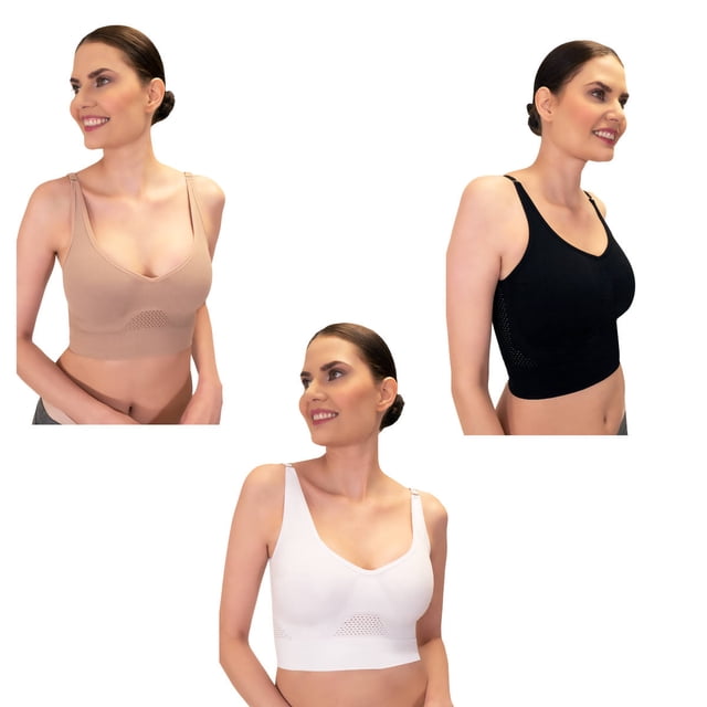 Kit 3 fresh bra con tirantes ajustables I Love Shape M 2087 T CH I Love Shape 2087Kit3