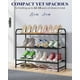 thumbnail image 3 of Zapatero - Organizador de zapatos de acero inoxidable, zapatero resistente para armario y puerta de entrada, estante para zapatos independiente, organizadores y almacenamiento de armario, marrón, 3 of 7