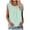 Mint Green, variant on Scyoekwg Work Tank Tops for Women Office Sleeveless Loose Ladies Blouses Dressy Casual Shirt Women's Shirts Casual Comfy Clothes Womens Summer Fashion