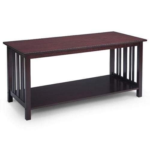 MissionStyle Coffee Table, Dark Cherry