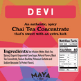 thumbnail image 4 of Maya Chai Tea Concentrate, Devi, Extra Spice, Heritage Recipe, 64 Fl Oz with 1 Pump, 4 of 9