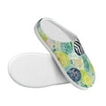 thumbnail image 3 of Fotbe Shell Clam Pattern Women's Fuzzy Curly Fur Memory Foam Loafer Slippers Indoor Outdoor Slippers Winter Home Shoes-37/38, 3 of 7