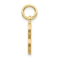 thumbnail image 2 of Finest Gold 10K Yellow Gold Satin Diamond-Cut Initial B Charm, 2 of 3