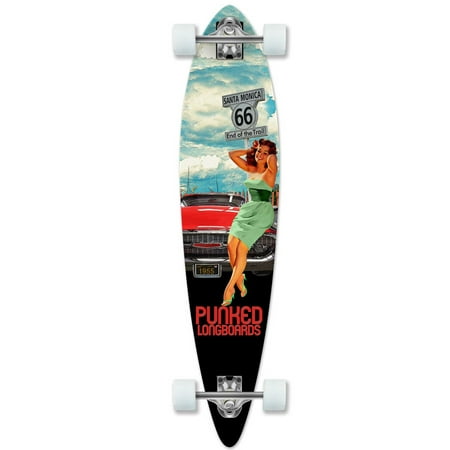 Yocaher Pintail Longboard Complete - Route 66 Series -