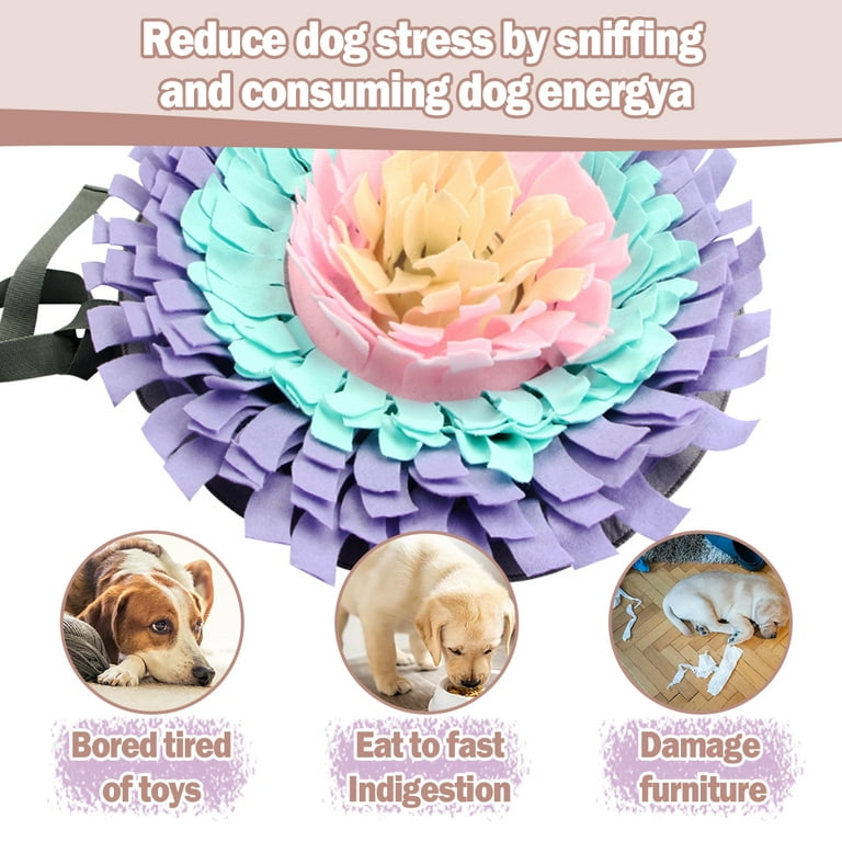 Dog Snuffle Mat Interactive Toy Pet Sniffing Feeding Smell Training Feeding  Pad