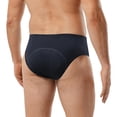 thumbnail image 3 of Ropa interior para , ropa interior para , pantalones cortos acolchados para hombre para de montaña y carretera , Negro M Talla inconfundible SM SunniMix Pantalones cortos de ciclismo para hombre, 3 of 8