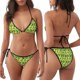thumbnail image 3 of Fotbe Kiwi and Avocado Traje de Baño para Mujer de Dos Piezas – Bikini Sexy de Tirantes Tipo Halter con Diseño Triangular, 3 of 6
