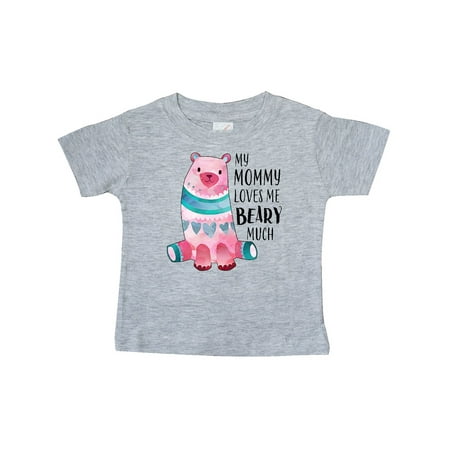 

Inktastic My Mommy Loves Me Beary Much with Cute Bear Gift Baby Boy or Baby Girl T-Shirt