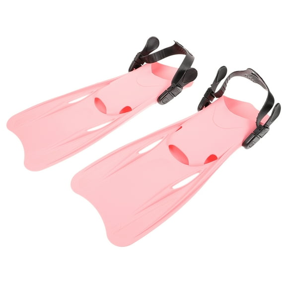 FOLOYORI Diving Fins Pink Plastic Men Snorkeling 1 Pair 17.3x7.3in
