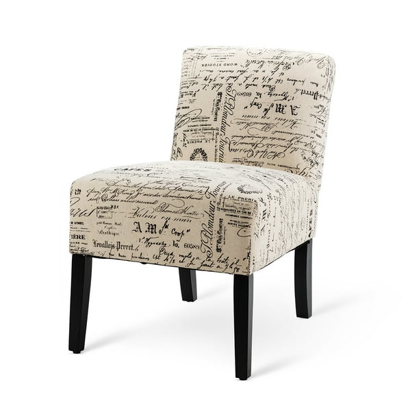 Top Armless Accent Chair Upholstered, Armless Accent Chair
