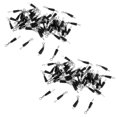 thumbnail image 1 of Juego De 100 Piezas De Pesca Con Giro Línea Giratoria Conector De Enlace Rápido Pasadores De Pesca Soledad Pesca Swivels Clips Pins, 1 of 9