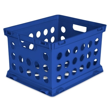 Sterilite, File Crate, Cobalt Crush