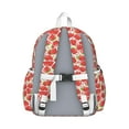 thumbnail image 3 of Red Strawberry Plants Fruit Backpack for School,Cute School Bag,Schoolbag with Adjustable Shoulder Straps & Padded Back,13.4"x11"x4.7", 3 of 6