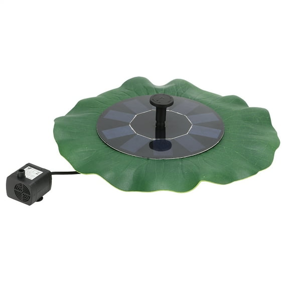 Bomba De Fuente De Paisaje Flotante Con Energía Solar, Cabezales De Pulverización Múltiples, Instalación Fácil Para De Aves, Peces, Decoración Del Jardín, Circulación