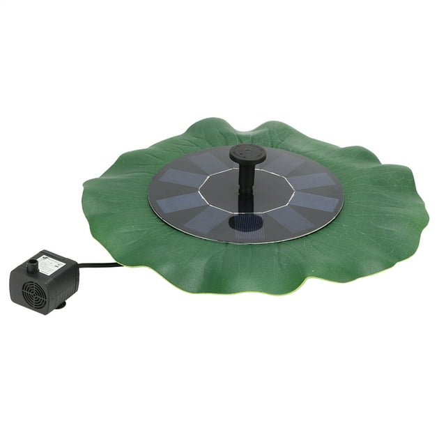 Bomba de Fuente de Agua Flotante Compacta, Alimentada Auticéfic de Que Energía Solar, Con Múltiples Cabezales de Rociado, Fácil de Instalar y Usar, Adecuada para de