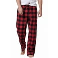 thumbnail image 5 of Mens Pajama Pants Flannel Plaid Lounge Pants Comfy Soft Sleepwear Pants Pj Drawstring Bottoms with Pockets, 5 of 6