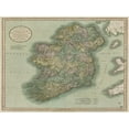 thumbnail image 2 of Art.com Vintage Map of Ireland Art Print by John Cary, 24" x 18", 2 of 4