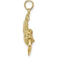 thumbnail image 2 of 10k Yellow Gold 3-D Moveable Lobster Pendant - 27mm, 2 of 8