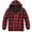 Red, variant on Collections Etc Black and White Checkered Fleece Reversible Jacket