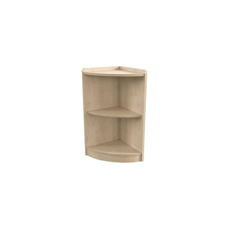 Flash Furniture Bright Beginnings 2-Section Corner Storage Unit 24.5 H x 16.5 W x 10.5 D Brown