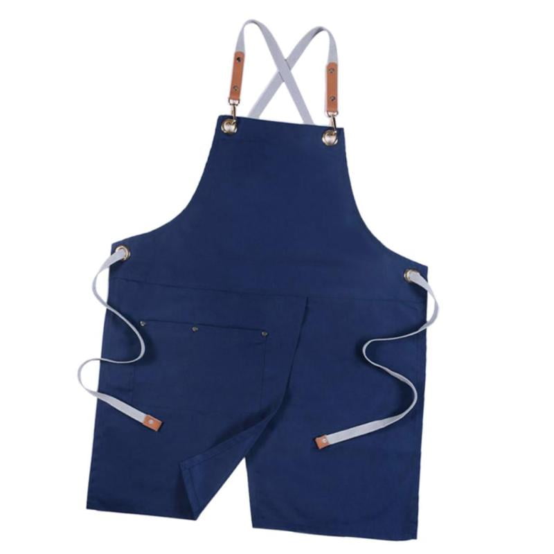 Pro Heavy Duty Waxed Canvas Aprons Barber Butcher Artist Chef Cooking Unisex